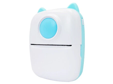 Портативний дитячий термопринтер Mini X2 Cat blue