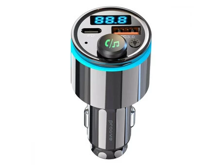 FM Modulator Proove Launcher Nexus 30W/1USB/1Type-C black