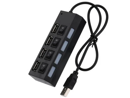 USB 2.0 HUB Hi-Speed 4in1