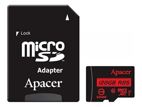 Карта пам'яті (UHS-1) Apacer 128Gb R100MB/s (10)+adapter