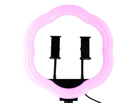 Светодиодная стойка 220V RGB Flower LC-368 36см без штатива black