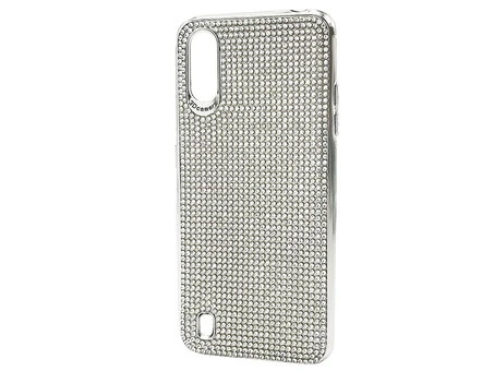 Силікон Full Diamond Samsung A01 Silver