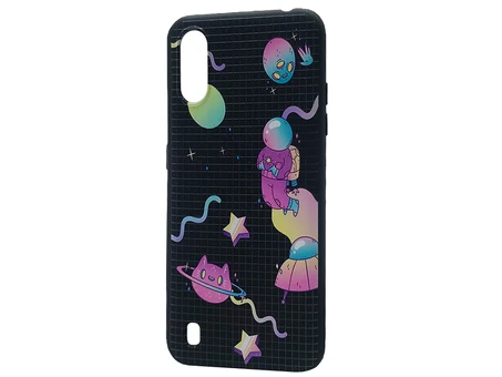 WAVE Fancy Samsung A01 purple space/black