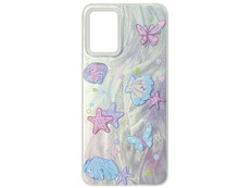 Накладка Paint Stroke Galactic Ocean Samsung A12/M12 silver