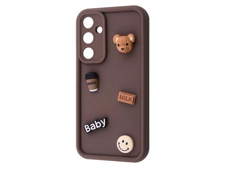 TPU 3D Toys Camera Samsung S23 FE brown