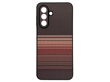 Накладка Elite Carbonique Samsung A56 beige/red/black