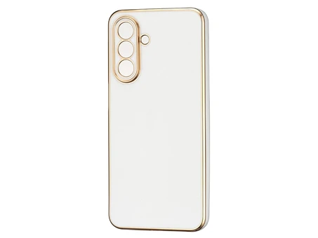 Накладка Colorful Golden Line Samsung A56 white