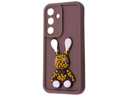 TPU 3D Rabbit Camera Samsung S24 brown