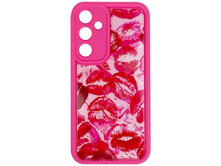 TPU Kisses Camera Samsung A55 hot pink