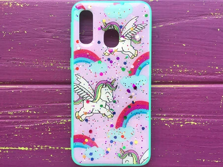 Накладка Summer Samsung A40 unicorn