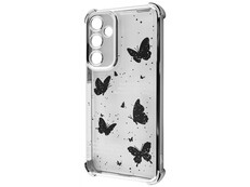 Накладка WAVE Winkie Butterly Samsung A55 silver