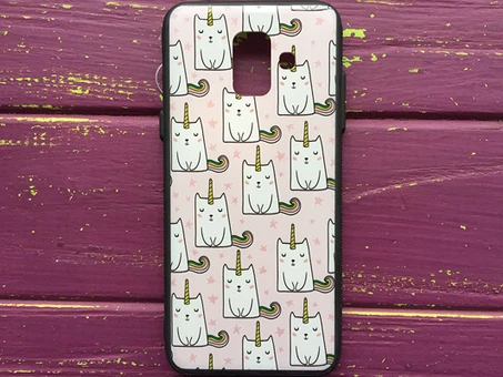 Чохол Pic Samsung A6(18) Cat-unicorn