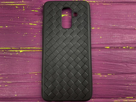Силікон плетіння Samsung A6+/J8 Black