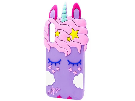 3D Sleep Unicorn Samsung A70 Purple