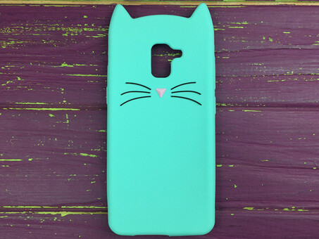 3D CAT'S Samsung A8+ (18) A730 Mint