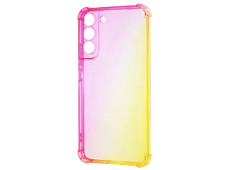 Ультрабронь Gradient Samsung S22+ pink/yellow