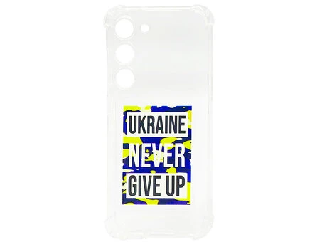 Силікон Nprint UA Samsung S23+ never give up clear
