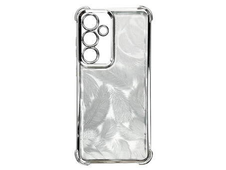 Ультрабронь Feathers Camera Samsung S24 FE silver
