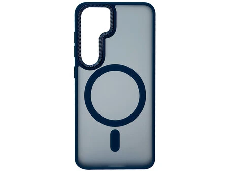 Shadow Matt Metal Buttons Corrugated MagSafe Samsung S24/S25 blue