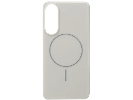 Silicon Glamour Case with MagSafe Samsung S25 Edge vanilla