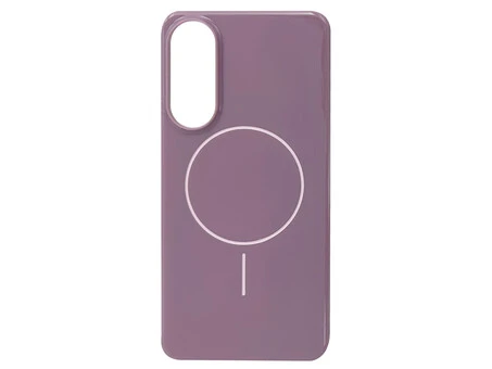 Silicon Glamour Case with MagSafe Samsung S25 Edge blueberry