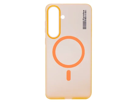 Накладка Syndee MagSafe Samsung S25 FE orange