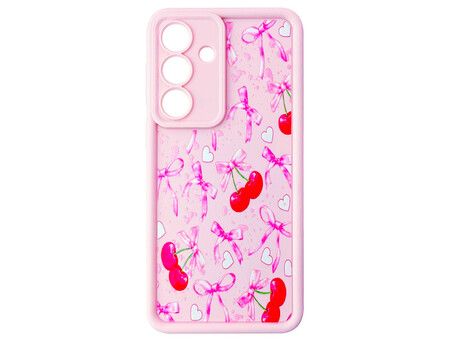 TPU Cherry Bow Camera Samsung S26+ pink