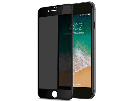 Стекло 3D ТП Анти-шпион iPhone 7+/8+ Black