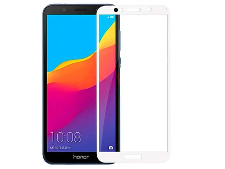 Стекло полн Huawei P Smart white