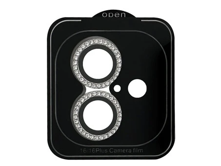 Скло для камери Diamond film iPhone 16/16+ silver