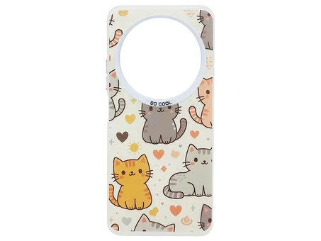 Накладка So Cool Print Glitter Shell Redmi 14C/A4/Poco C75 cats