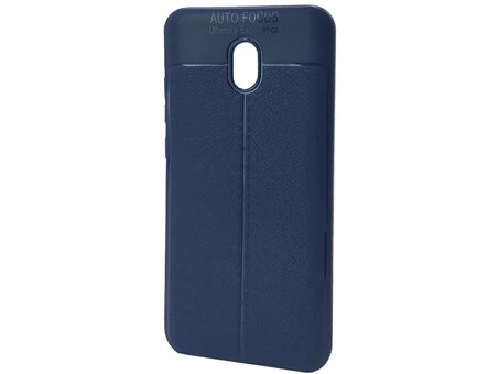 Чехол кожа Autofocus Redmi 8A blue