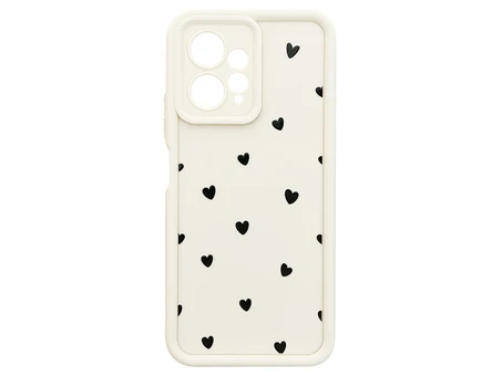 TPU Hearts Black Camera Redmi Note 12 vanilla