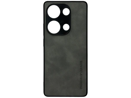 Накладка Nubuck Fashion of Ukraine Redmi Note 13 Pro 4G/Poco M6 Pro 4G/Redmi Note 14S gray