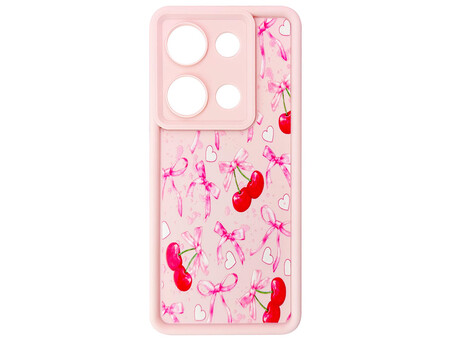 TPU Cherry Bow Camera Redmi Note 13 Pro 4G/Poco M6 Pro 4G/Redmi Note 14S pink
