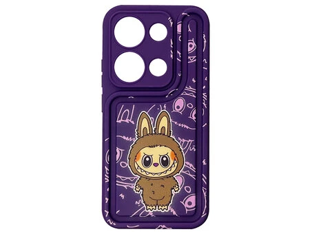 TPU Labubu Redmi Note 13 Pro 4G/Poco M6 Pro 4G/Redmi Note 14S violet