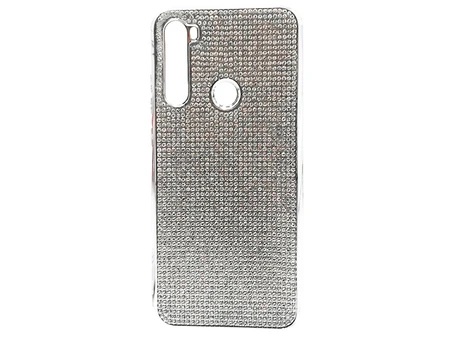 Силикон Full Diamond Redmi Note 8 Silver