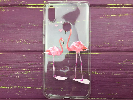 Силикон Redmi S2 два фламинго