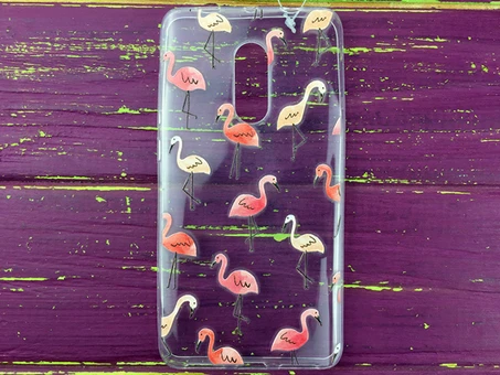 Силикон Redmi Note 4X Фламинго