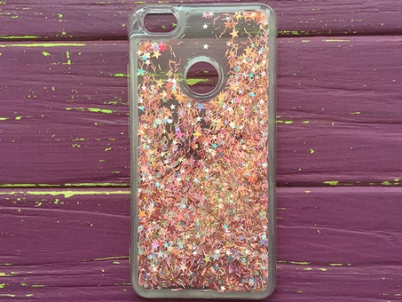 Акваріум блискітки Note 5A Pro Pink стружка