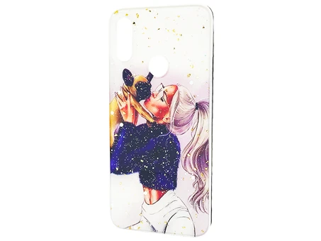 Накладка Confetti P Smart +(19)/ Honor 10i/20i Girl and bulldog