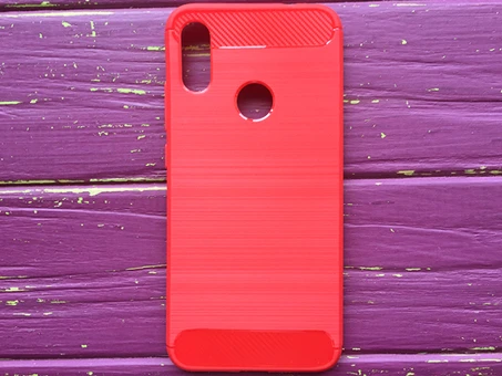 SPIGEN карбон Redmi Note 7 красный