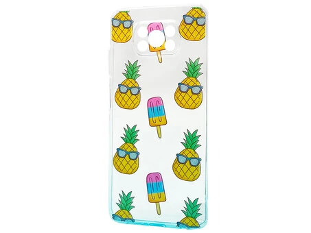 WAVE Sweet&Acid Poco X3/X3 Pro белый/бирюзовый/ананас