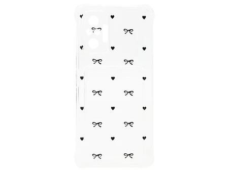 Ультрабронь CARD CASE Print Redmi Note 10 Pro bows and heart