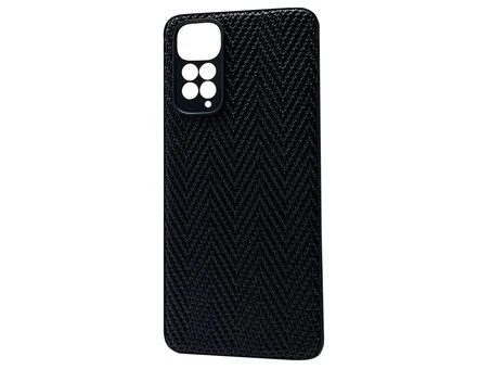 Накладка Leather Weaving Redmi Note 11/11s black