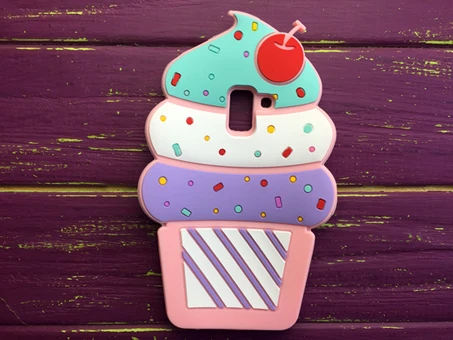 3D Cake Samsung A8 (18) Light Pink