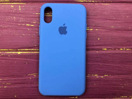 Case soft touch iP X/Xs blue