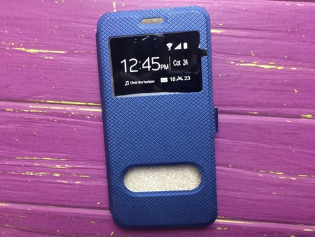 книжка 2 окна Huawei Y7(18)/7C Pro Blue