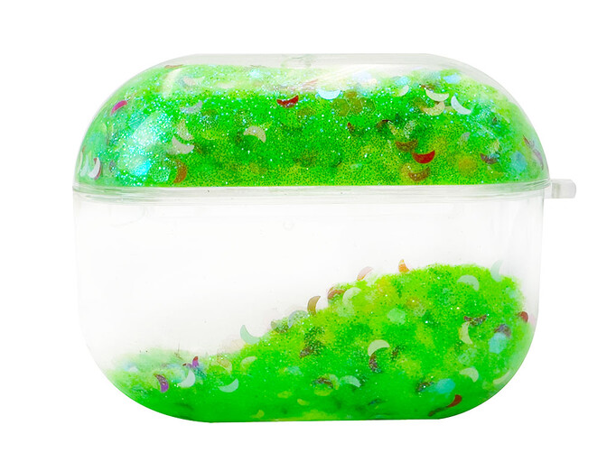 Чохол для AirPods Pro акваріум neon green