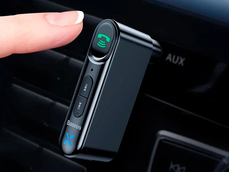 Адаптер AUX Baseus BSBA-02 BT receiver black